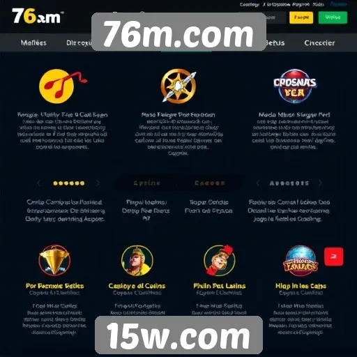 Exploração das principais funcionalidades do site 76m.com